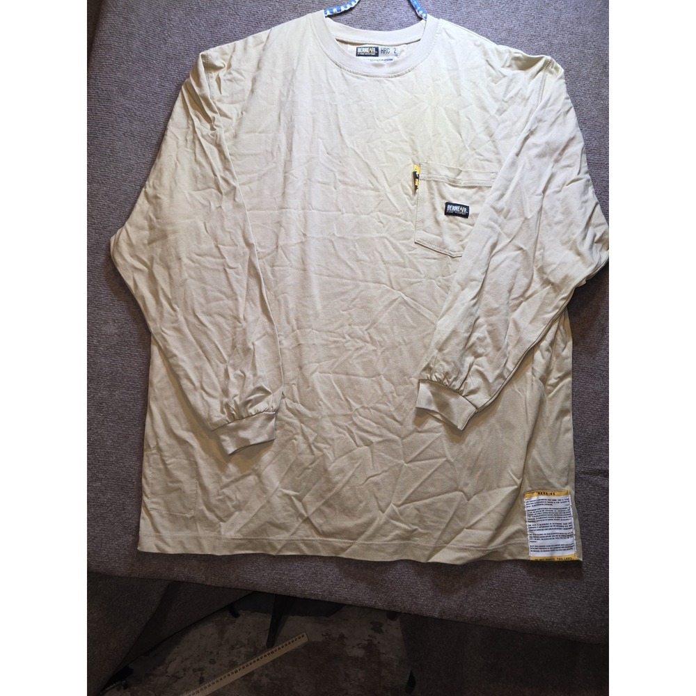 Berne Flame Resistance FR Shirt Men's Size 3XL Long Sleeve HRC 2 Work Shirt
